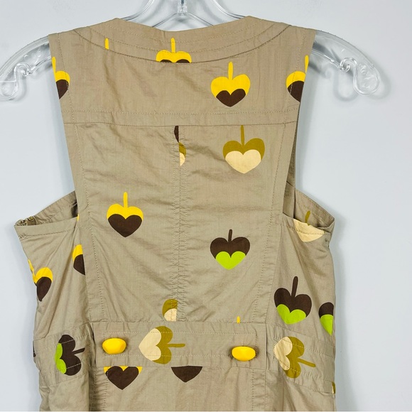 Marc by Marc Jacobs Y2K Heart Leaves Pinafore Dress As Seen On Victoria Beckham - Picture 8 of 16